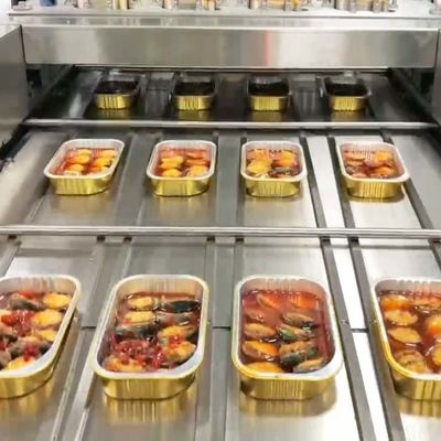 주문 해산물 진공 트레이 밀폐 기계 380v 스테인리스 스틸 트레이 밀폐 기계 online manufacture