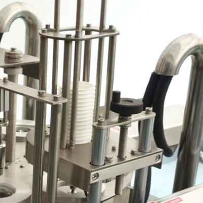 주문 0.3-0.5mm 두께 자동 컵 밀폐 기계 90-100mm 컵 포장 online manufacture