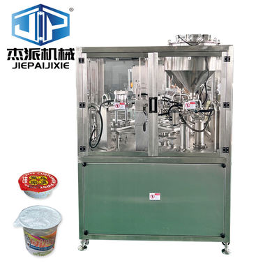 주문 자동 PLC HMI 제어 요구르트 물 주스 소스 꿀 크림 채우고 밀폐 기계 online manufacture