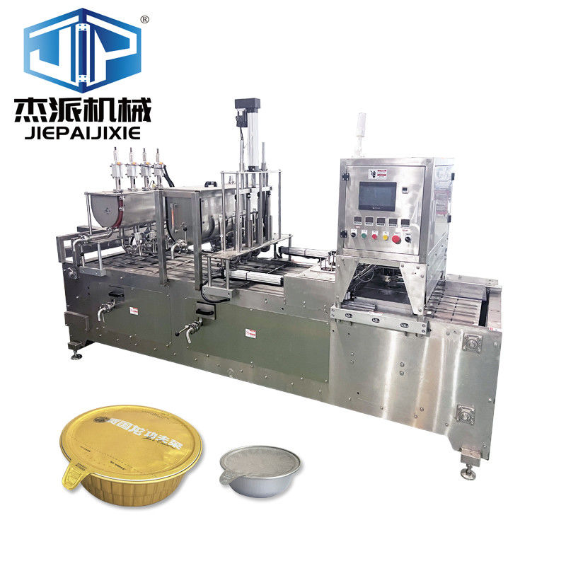 4 Heads Automatic Tray Filling Machine 304 Stainless Steel